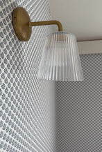 Load image into Gallery viewer, Sea Beech Navy on White Wallcovering