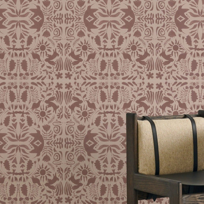 Jewel Mauve Wallcovering