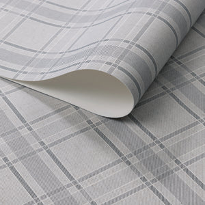 London Plaid Ash Paperback Linen
