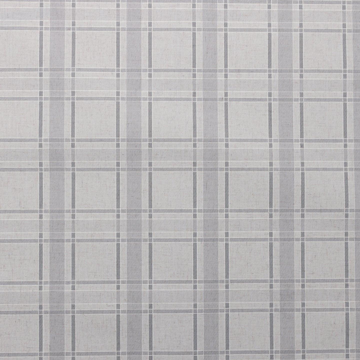 London Plaid Ash Paperback Linen
