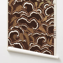 Load image into Gallery viewer, Lush - Rich Brown Wallcovering