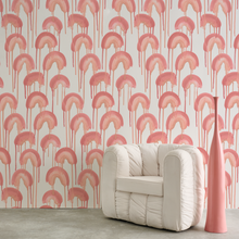 Load image into Gallery viewer, Lavish Lou Bubble Gum Wallcovering