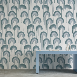 Lavish Lou Cashmere Blue Wallcovering