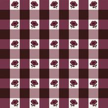 Load image into Gallery viewer, Check - Burgundy Wallcovering