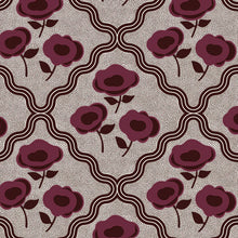 Load image into Gallery viewer, Wave - Burgundy Wallcovering