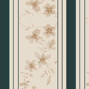 Floret Soft Golden Wallcovering