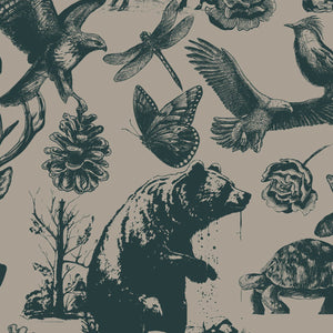 Nature Walk Hunter Wallcovering