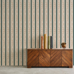 Floret Soft Golden Wallcovering