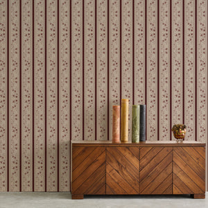 Floret Mahogany Wallcovering