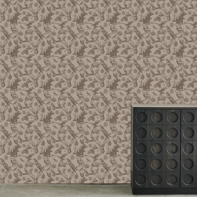 Nature Walk Foggy Wallcovering