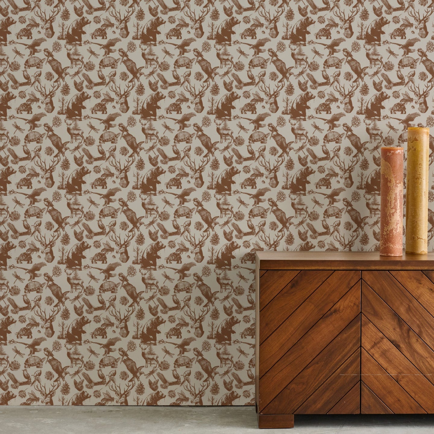 Nature Walk Tawny Wallcovering