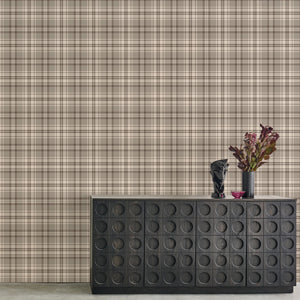 Sam's Plaid Foggy Wallcovering