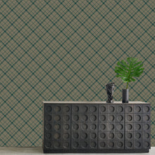 Load image into Gallery viewer, Timeless Argyle Hunter Wallcovering