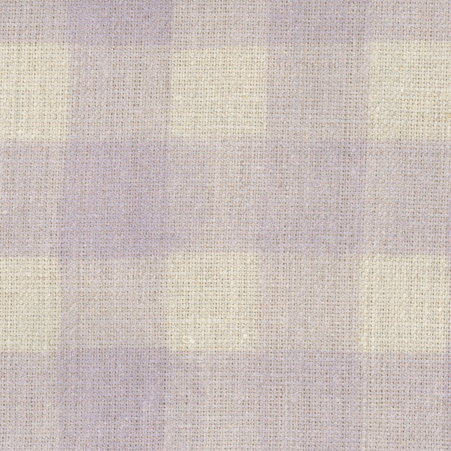 Picnic - Lilac Field on Natural Fabric