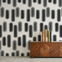 Load image into Gallery viewer, Pillbox Slate Grey Wallcovering