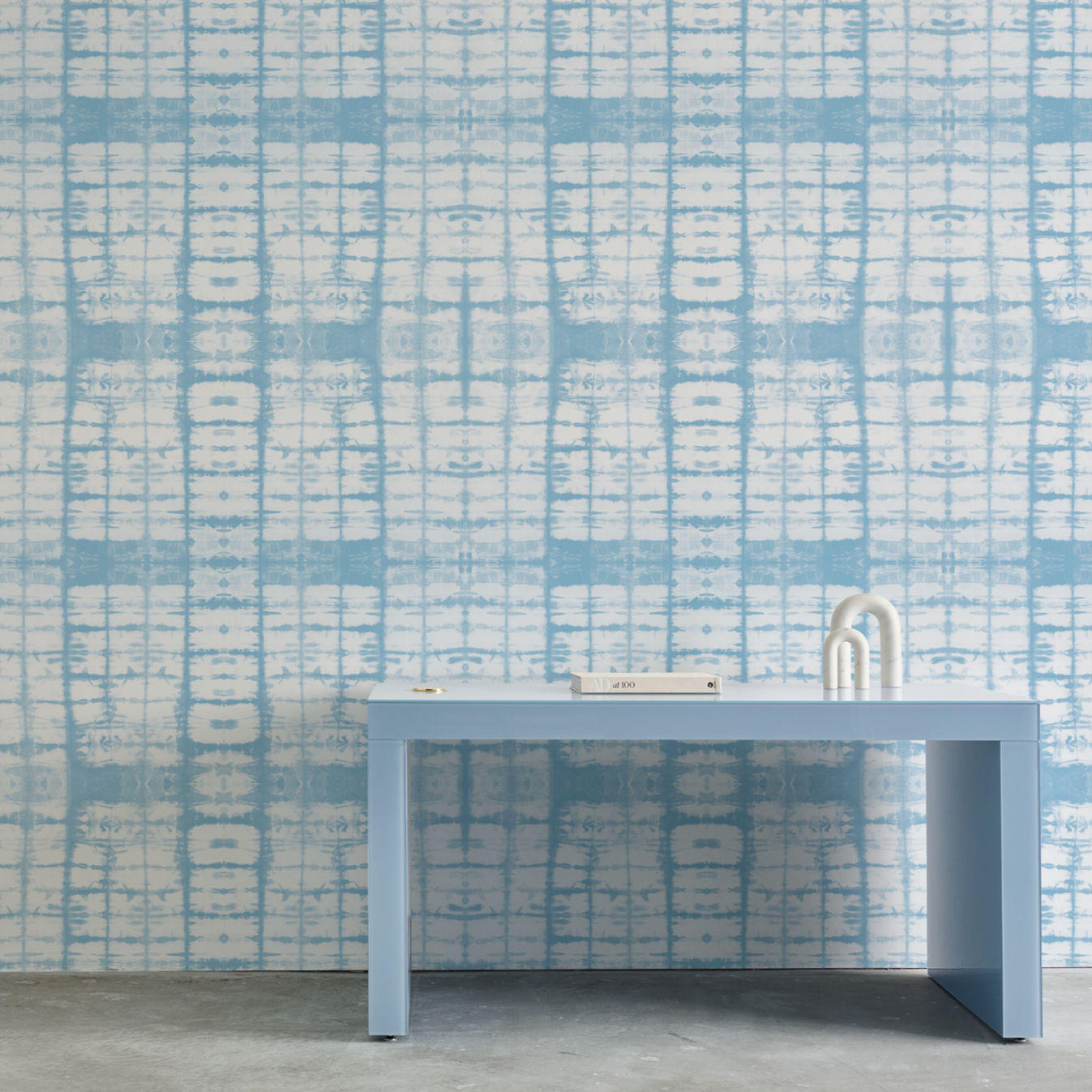 Saltwater Cowboy Ameraucana Blue Wallcovering