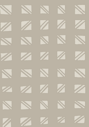 Checked Out - Natural - Grasscloth