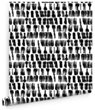 Load image into Gallery viewer, Granada Black Wallcovering