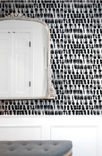 Load image into Gallery viewer, Granada Black Wallcovering