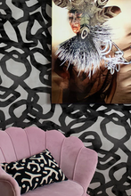 Load image into Gallery viewer, Pamona Black Wallcovering