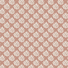 Load image into Gallery viewer, Sea Beech White on Russet Wallcovering