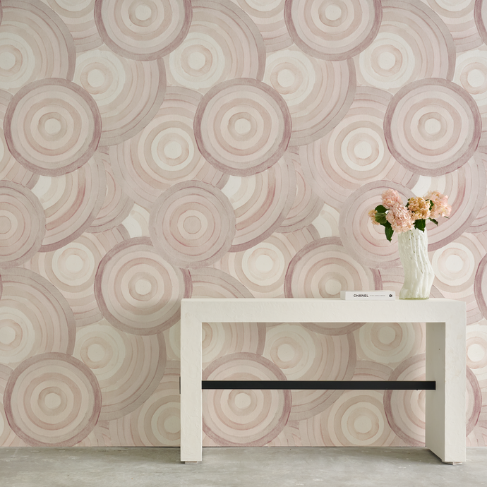 Spaceage Sugar Ash Rose Wallcovering