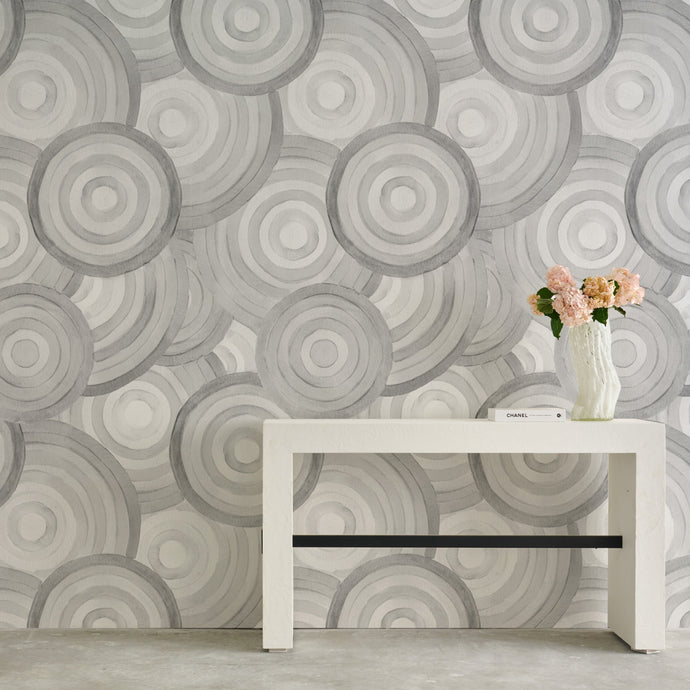 Spaceage Sugar Dove Grey Wallcovering