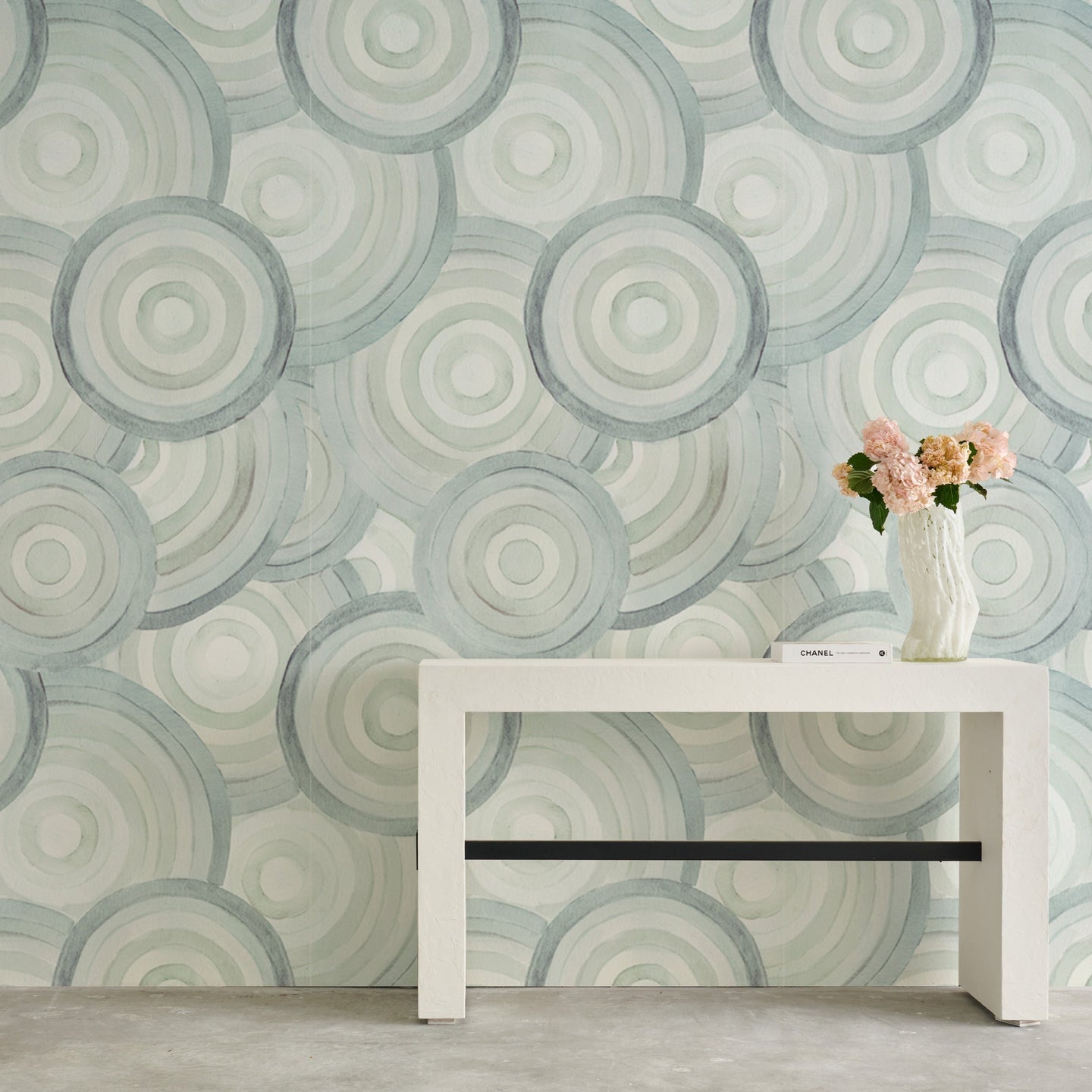 Spaceage Sugar Seafoam Green Wallcovering