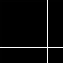 Load image into Gallery viewer, Grid Large Thin - White Lines on Black Background