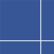 Load image into Gallery viewer, Grid Large Thin - White Lines on Blue Background