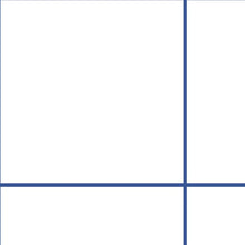 Load image into Gallery viewer, Grid Large Thin - Blue Lines on White Background