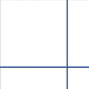 Grid Large Thin - Blue Lines on White Background