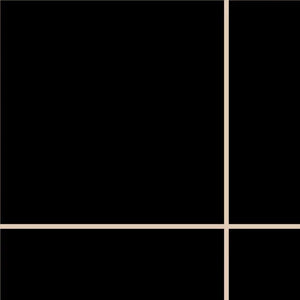 Grid Large Thin - Tan Lines on Black Background