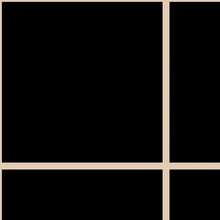 Load image into Gallery viewer, Grid Large Bold - Tan Lines on Black Background