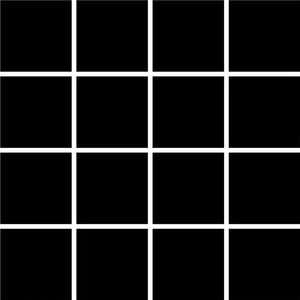 Grid Small Thin - White Lines on Black Background