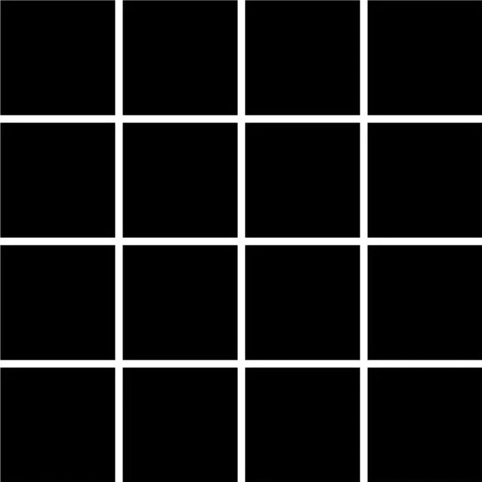 Grid Small Thin - White Lines on Black Background