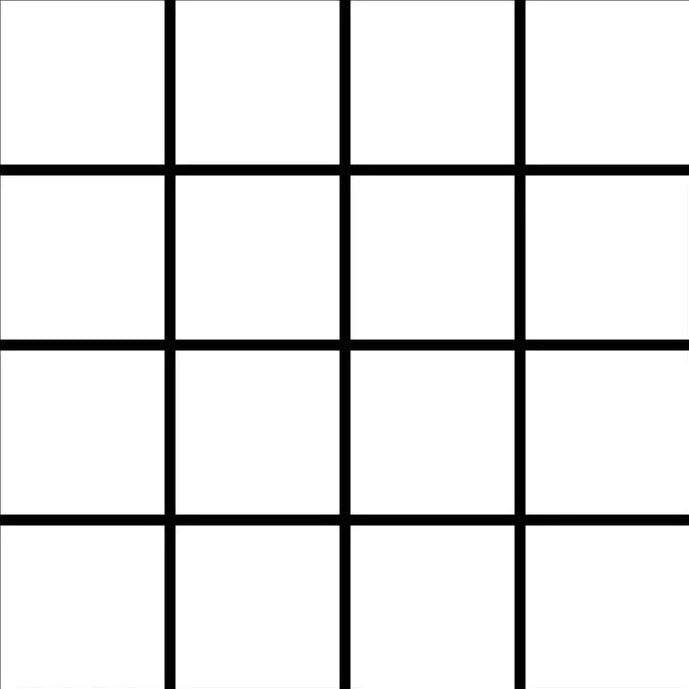 Grid Small Thin - Black Lines on White Background