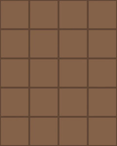 Grid Small Thin - Brown Lines on Light Brown Background