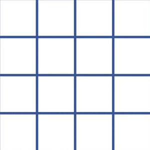 Grid Small Thin - Blue Lines on White Background