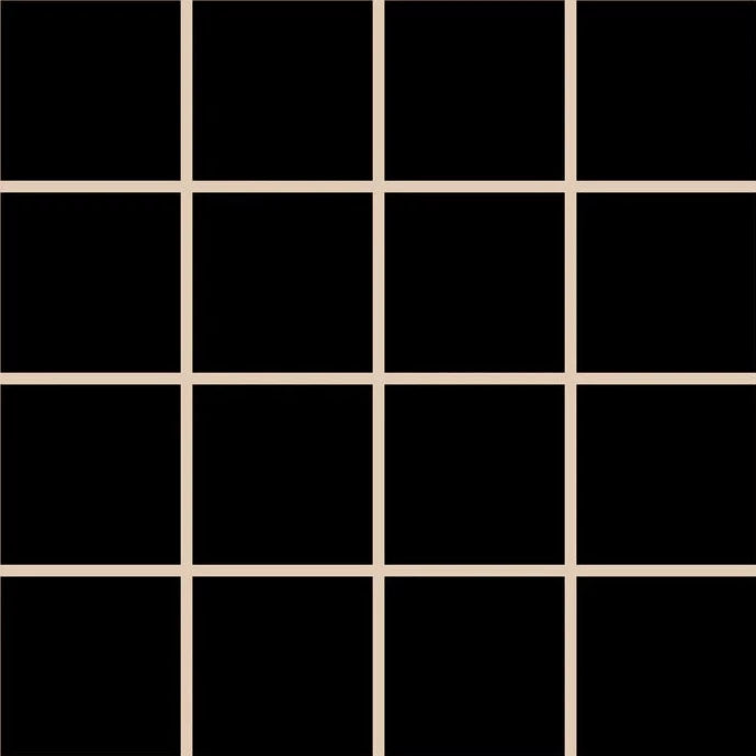Grid Small Thin - Tan Lines on Black Background