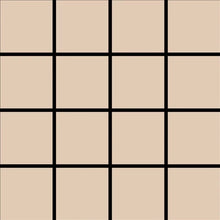 Load image into Gallery viewer, Grid Small Thin - Black Lines on Tan Background