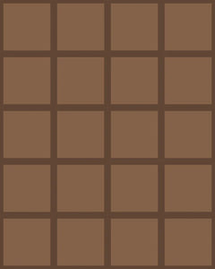 Grid Small Bold - Brown Lines on Light Brown Background