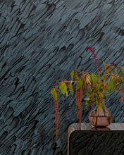 Load image into Gallery viewer, Plastered - Blue Velvet Wallcovering