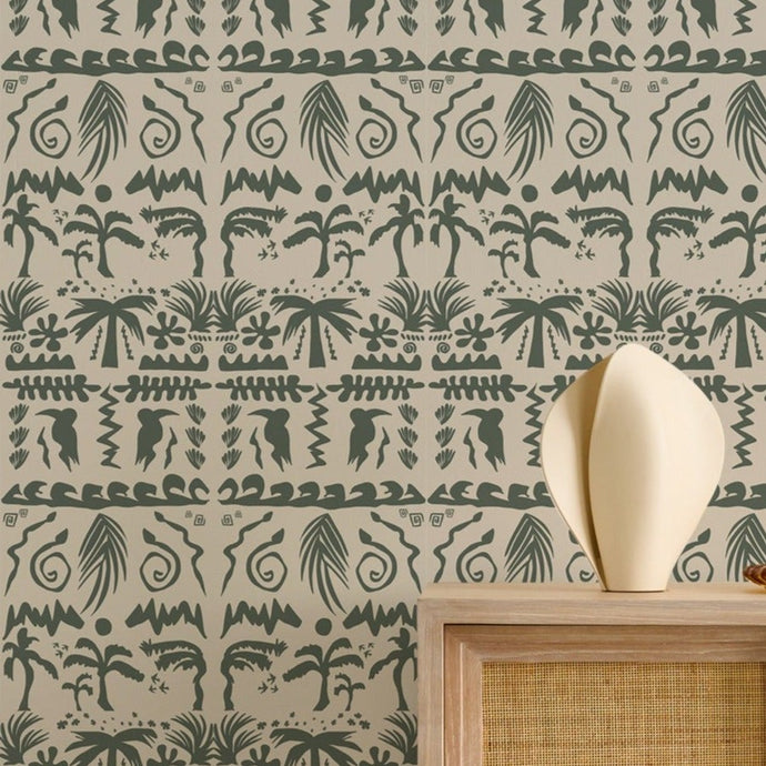 Tropico Green House Wallcovering