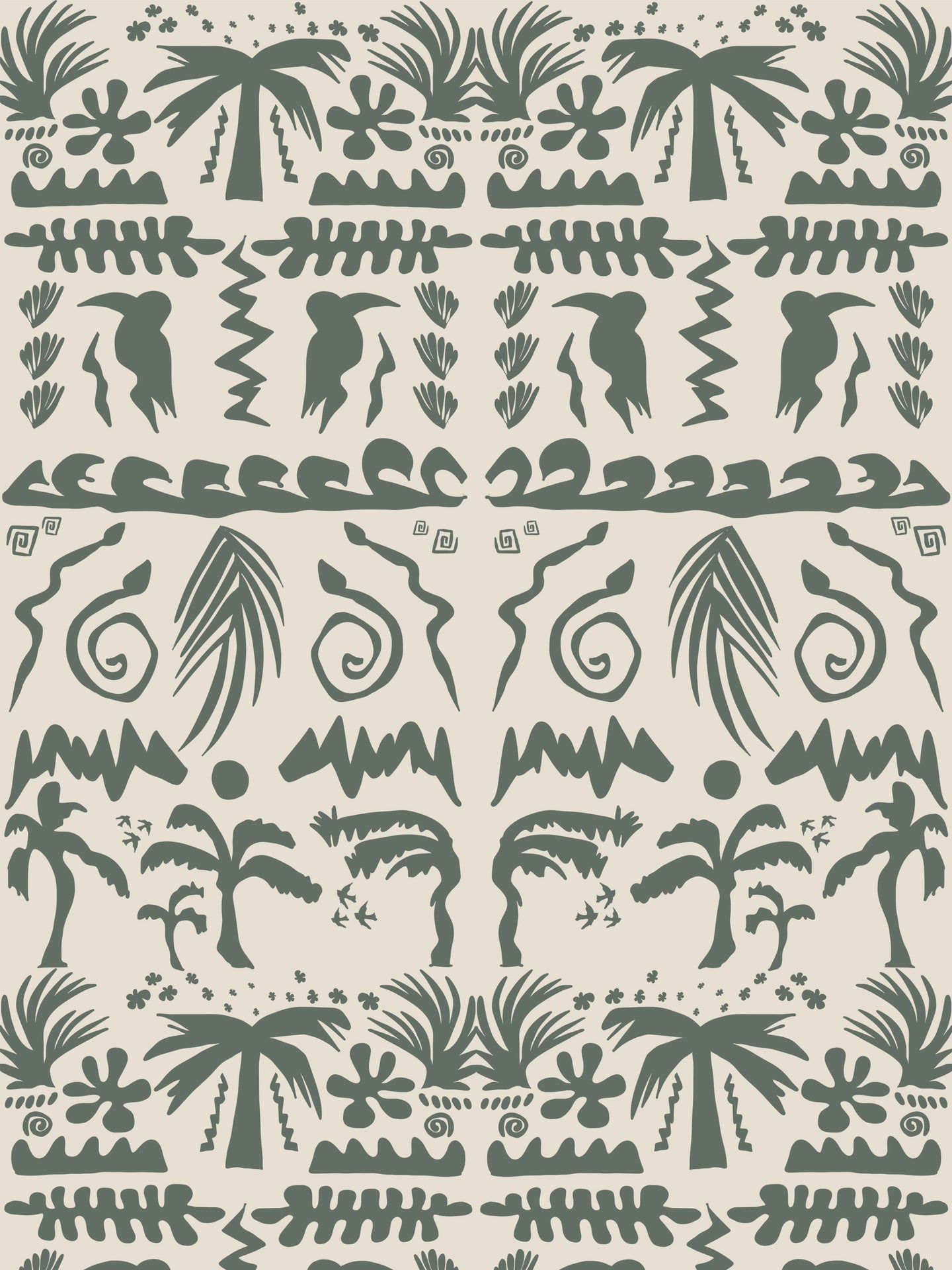 Tropico Green House Wallcovering