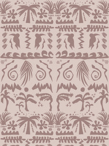 Tropico Mauve Wallcovering