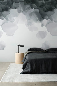 Bloom Charcoal Wallpaper