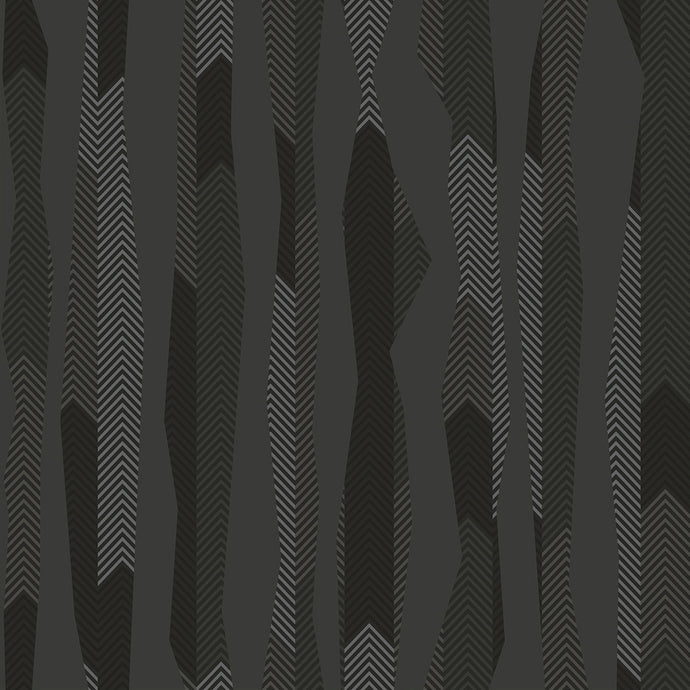 Arrow Charcoal Wallcovering