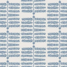 Load image into Gallery viewer, Espalier Linen Blues Wallcovering