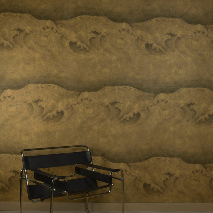 Wave Brass Silk